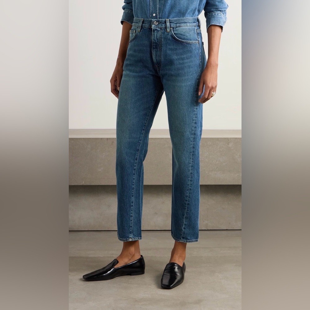 Toteme Twisted Seam Straight Leg Jeans